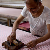 Organic Cotton Toiletry Bag (Small) - Ditsy Floral Blush