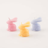 Pastel Bunny Candles – Set of 6 Easter Candles for Spring Table Styling