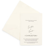 Charleston Wallflower Card – Luxury Letterpress Art Card