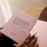 Block Printed Ruled Notebook (A5) - Ditsy Floral Blush