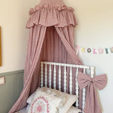 Oversized Christmas Bow – Winter Berry Gingham