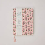 Block Printed Ruled Notebook (A5) - Ditsy Floral Blush