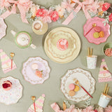 Meri Meri x Ladurée Paris Floral Small Napkins | Luxury Party Napkins (Pack of 16)
