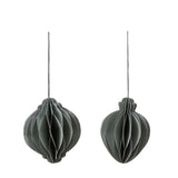 The Snowball – Honeycomb Paper Hanging Christmas Decoration