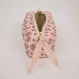 Organic Cotton Toiletry Bag (Small) - Ditsy Floral Blush