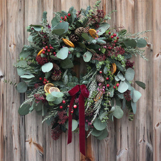 Christmas Door Wreath Workshop at the Queen's Head, Dorking - Thursday, 30th November 2023