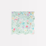 Meri Meri x Ladurée Paris Floral Small Napkins | Luxury Party Napkins (Pack of 16)