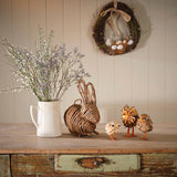 Wooden Easter Chick Decoration (9cm) – Natural Spring Table Decor