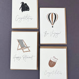 Penguin Hugs Letterpress Card | Sympathy Card | Love Card