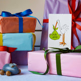 Hello Baby Stork Card – Luxury Hand-Painted Letterpress Card