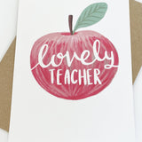 Lovely Teacher Card | Thank You Teacher Card