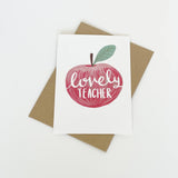 Lovely Teacher Card | Thank You Teacher Card
