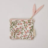 Organic Cotton Zipped Pouch Duo - Floral Blush