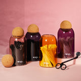 Wxy Cork Ball Match Bottle | Glass Jar Safety Matches for Candles