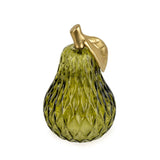 Green Glass Pear LED Lamp