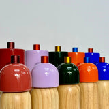 Pepper Grinder in Orange & Blue