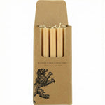British Colour Standard Latte Eco Dinner Candles, hand-poured Fair Trade candles in a warm neutral shade