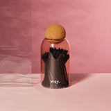 Wxy Cork Ball Match Bottle | Glass Jar Safety Matches for Candles