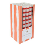 Red & White Striped Dinner Candles – 28cm