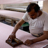 Organic Cotton Toiletry Bag (Large) - Ditsy Floral Blush