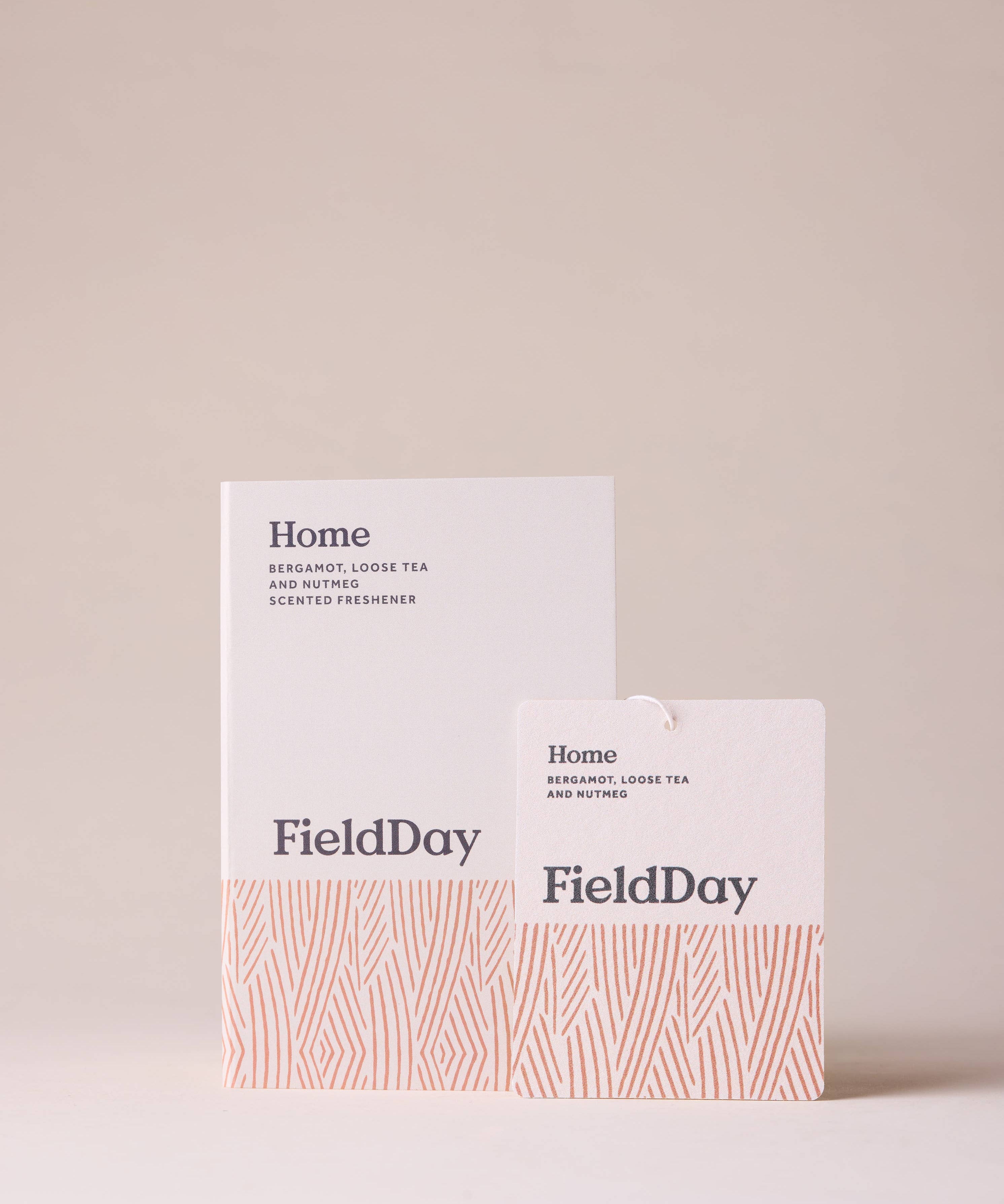 FieldDay Home fragrance freshener with bergamot, loose tea and nutmeg for cars, wardrobes and drawers.