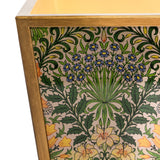 Floral Pattern Waste Paper Bin