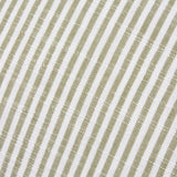 Truro Striped Cushion – 100% Cotton Moss