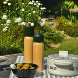 Pepper Grinder in Green & Gold