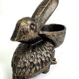 Cast Iron Pelican Trinket & Coin Bowl