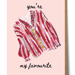 You’re my favourite greeting card with watercolour design