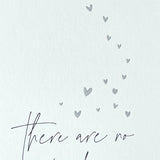 No Words Letterpress Card