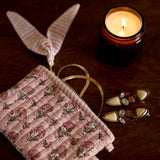 Organic Cotton Zipped Pouch Duo - Floral Blush