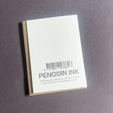 Penguin Ink Thank You Mini Letterpress Card