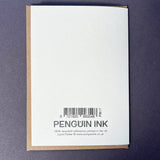 Happy Anniversary Heart Letterpress Card | Penguin Ink Anniversary Card