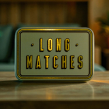 TINIT Long Match Tins – Decorative Storage for Extra-Long Matches