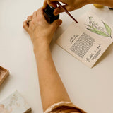 Lily of the Valley Card – Luxury Letterpress Botanical Card