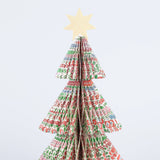Meri Meri x Liberty Paper Honeycomb Christmas Trees – Set of 3