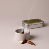 FieldDay Stoneware Incense Holder | For Cones & Sticks