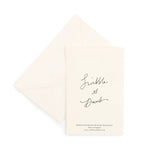 Scribble & Daub Christmas Wishes Dog Hand-Painted Luxury Christmas Card