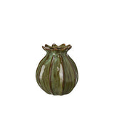 Wikholm Form Lillian Stoneware Vase | Olive, Moss & Birch