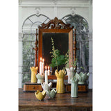 Wikholm Form Ingela Green Melange Stoneware Candle Holder