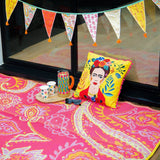 Paisley Print Cotton Bunting | Colourful Reusable Fabric Party Decoration