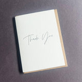 Penguin Ink Thank You Mini Letterpress Card