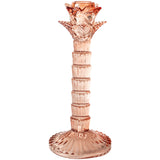 Montebello Glass Candle Stick Rose