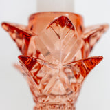 Montebello Glass Candle Stick Rose