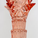 Montebello Glass Candle Stick Rose