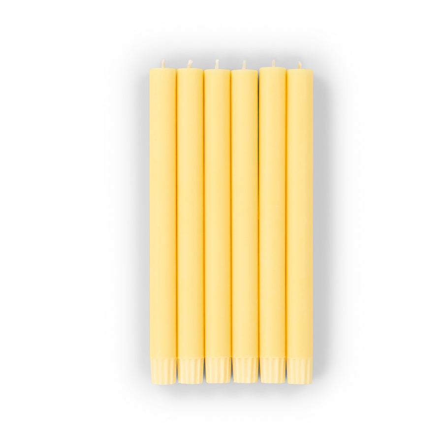 Buttermilk Yellow Dinner Candle