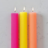 Grand Illusions Scalloped Dinner Candles – Decorative Taper Candles for Tablescapes & Home Décor