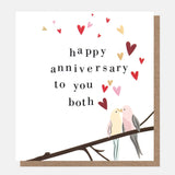 Happy Anniversary To You Both Lovebirds