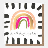 Rainbow Birthday Card with Gold Foil